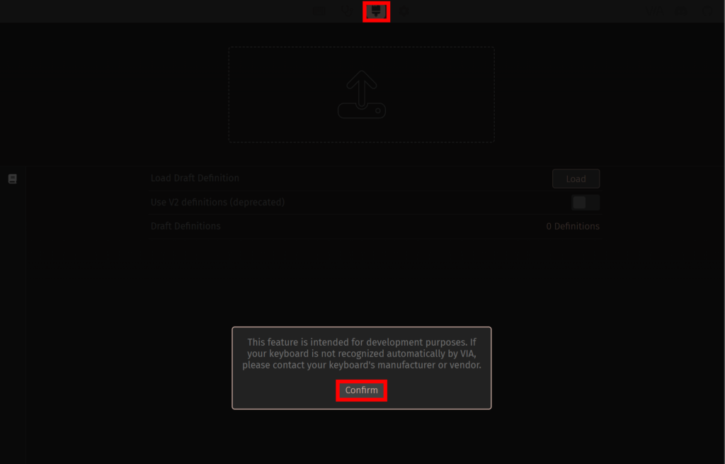 YUNZII AL80 VIAを起動3
