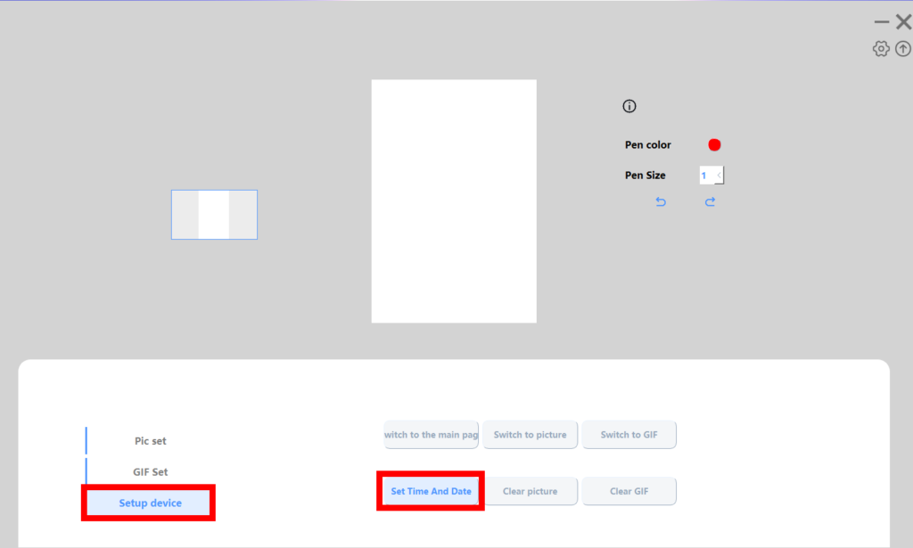 YUNZII AL80 LCDカスタムソフトで時刻を設定