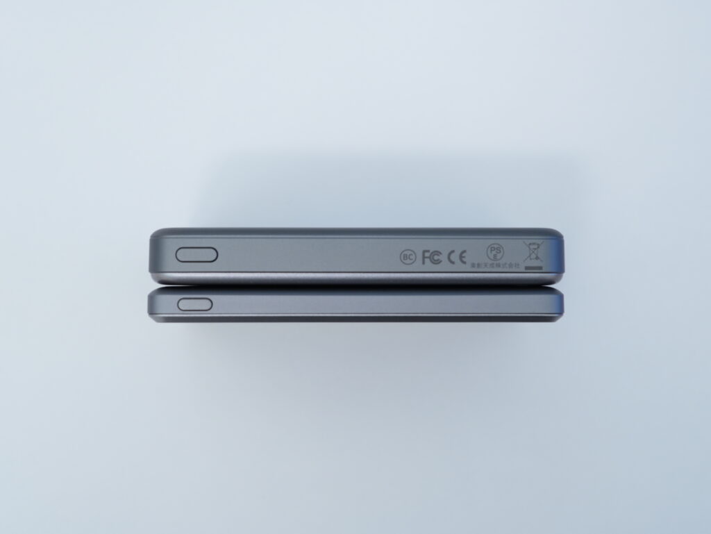 TORRAS MiniMagの厚みの比較1