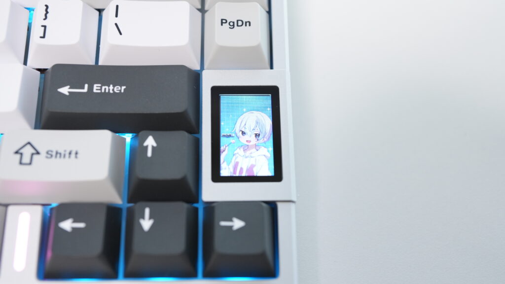 YUNZII AL80 LCDカスタムソフトで好きな画像をセット5