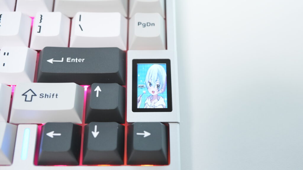 YUNZII AL80 LCDカスタムソフトで好きな画像をセット3