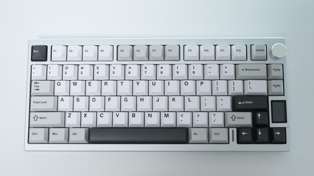 YUNZII AL80 上からの俯瞰写真