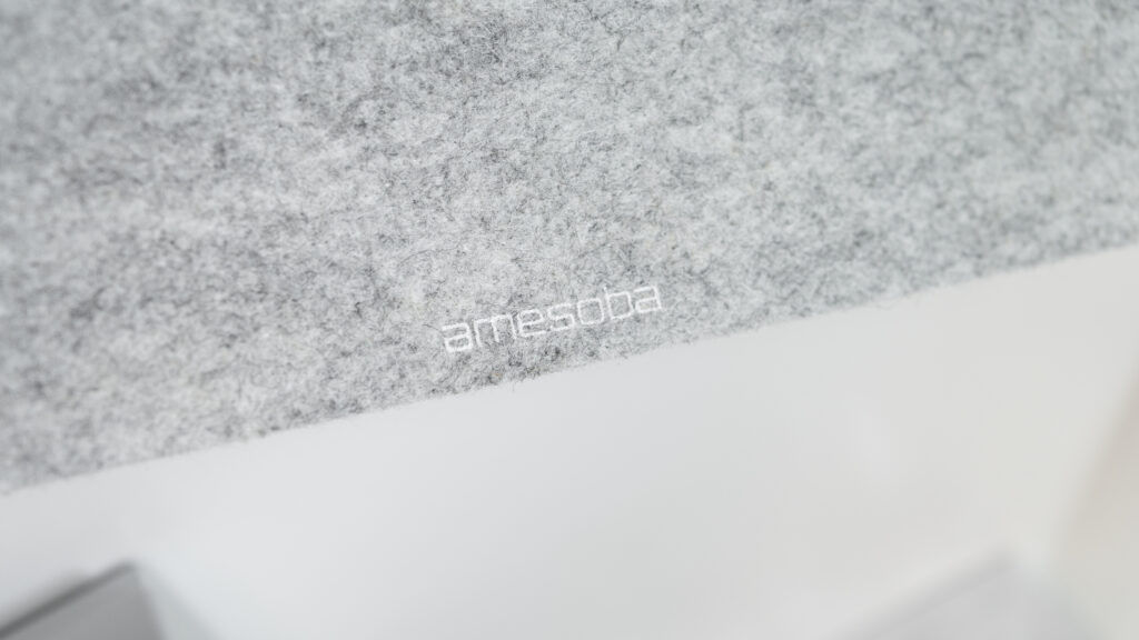 amesoba さらさら質感 ウール デスクマットのamesobaのプリント