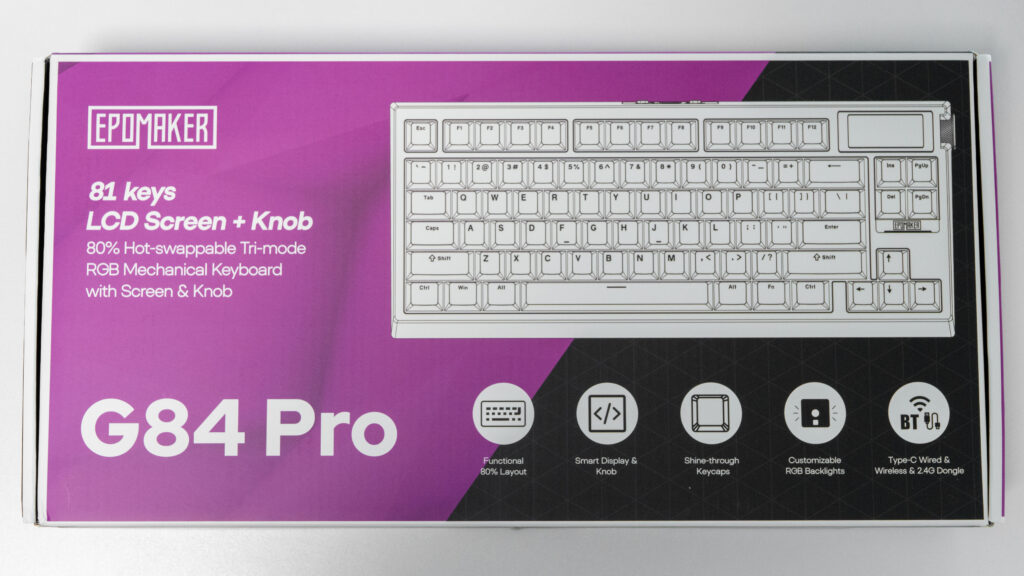 EPOMAKER G84 PROのパッケージ