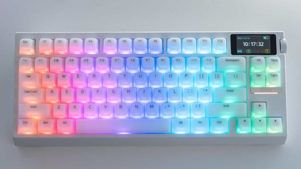 EPOMAKER G84 PROのライティング(レインボー)