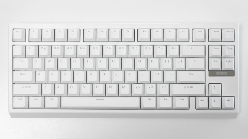 EPOMAKER G84の真上から撮った写真