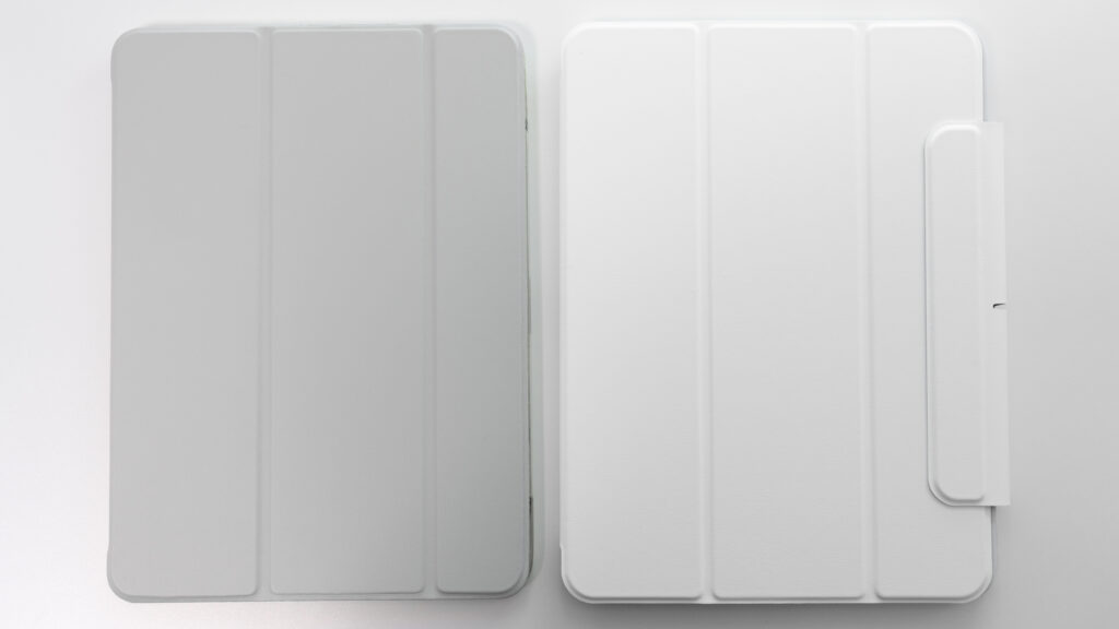 旧ケースとESR Rebound 360ケースの比較（表面）