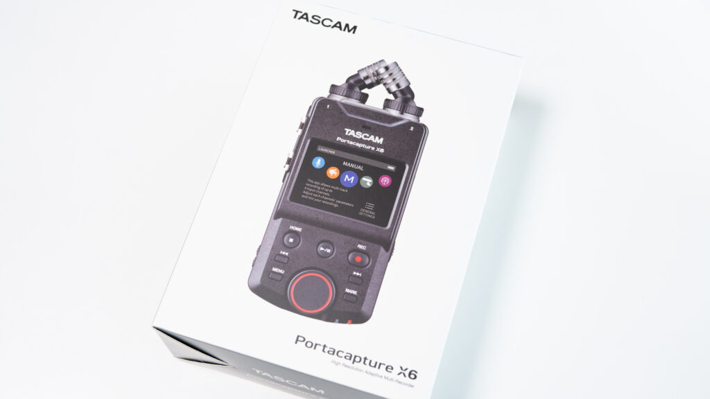 TASCAM Portacapture X6のパッケージ