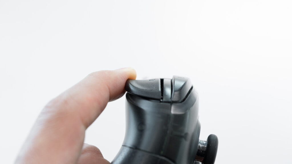 トリガー押した後（Switchプロコン）のトリガーの高さ