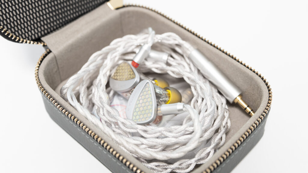 Linsoul Kiwi Ears Orchestra 2 をキャリングケースに収納