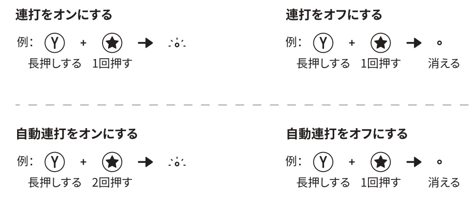 8BitDo Ultimate 2 Bluetoothのターボ・自動連射の設定手順