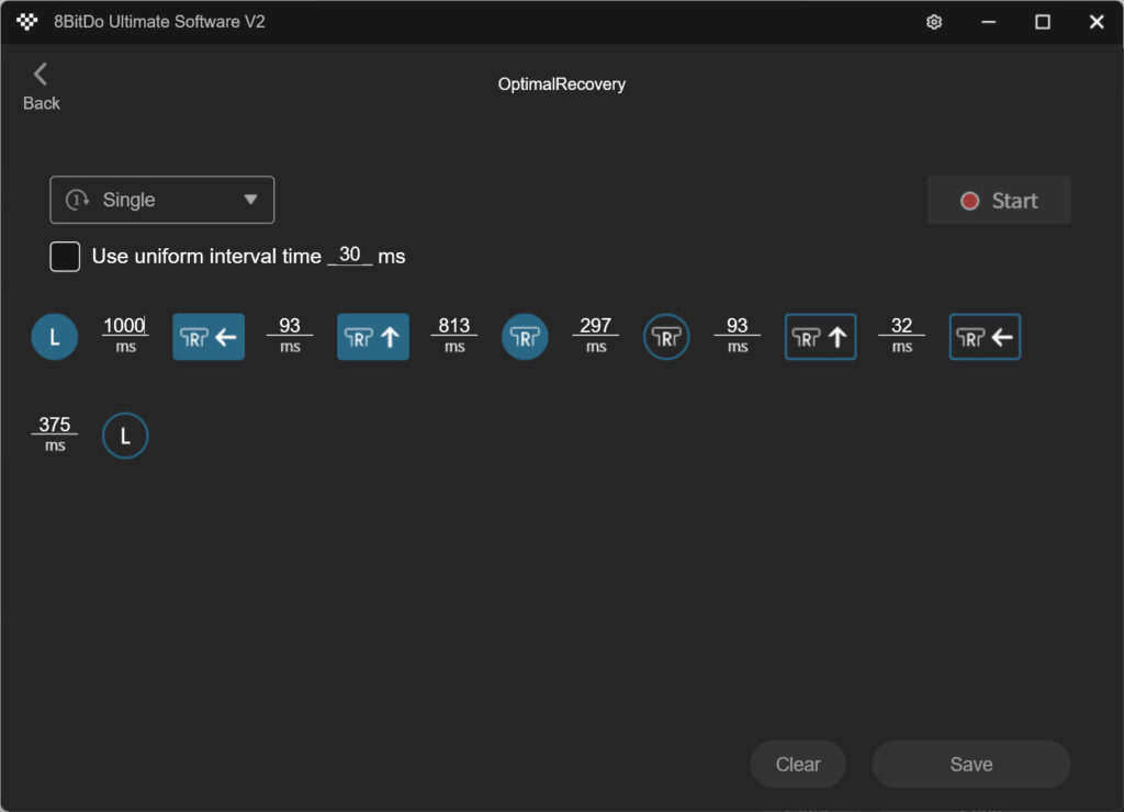 8BitDo Ultimate 2 Bluetoothのマクロの設定3